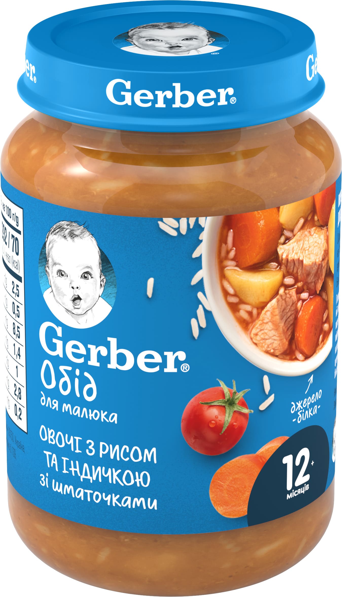 Nestle Gerber пюре с индейкой и рисом | Детское пюре для ребенка