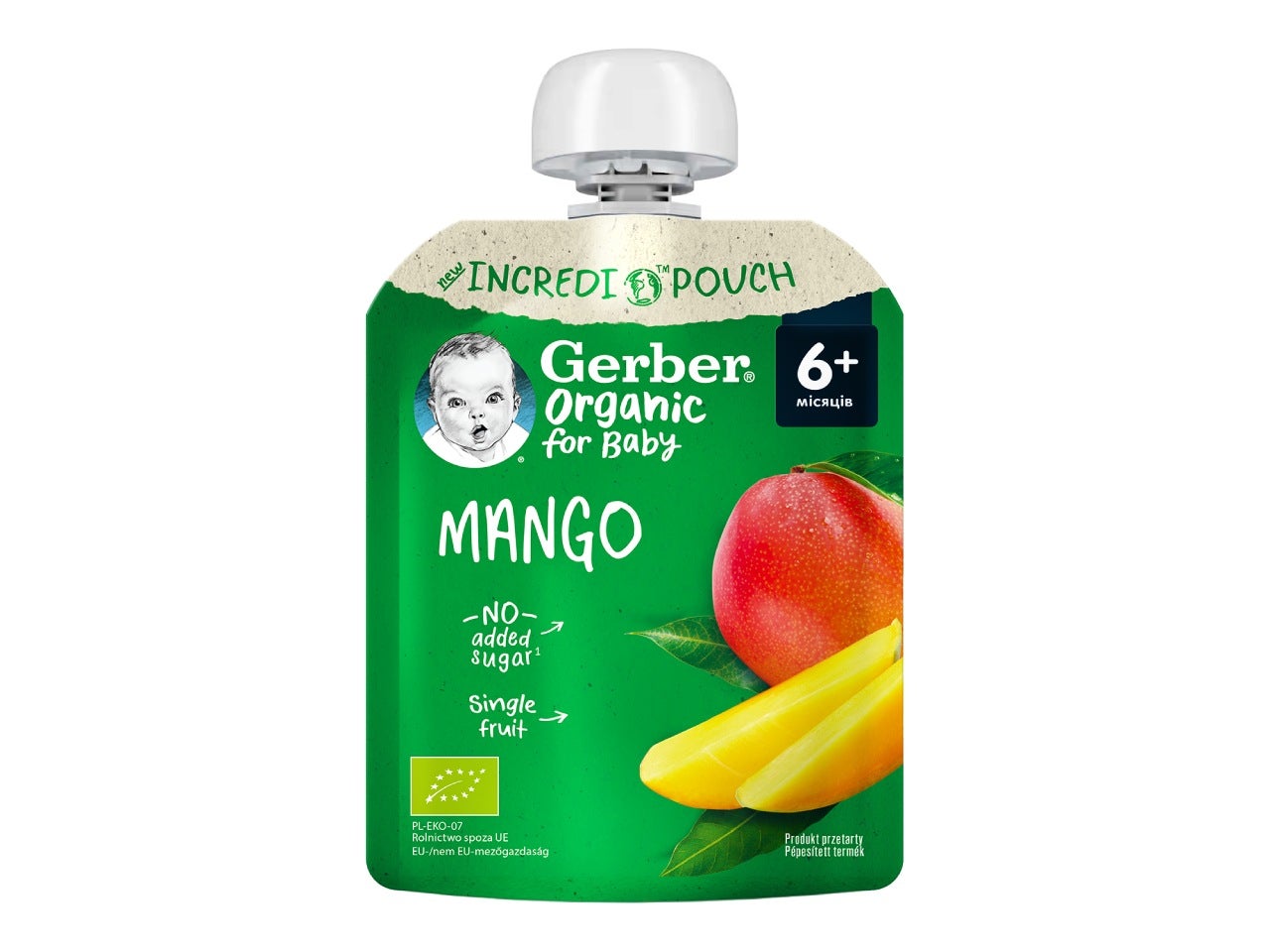 Фруктове пюре Gerber Organic® «Манго»
