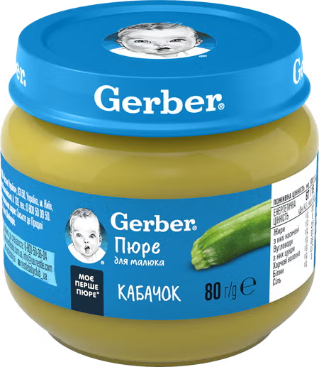Овочеве пюре Gerber Кабачок