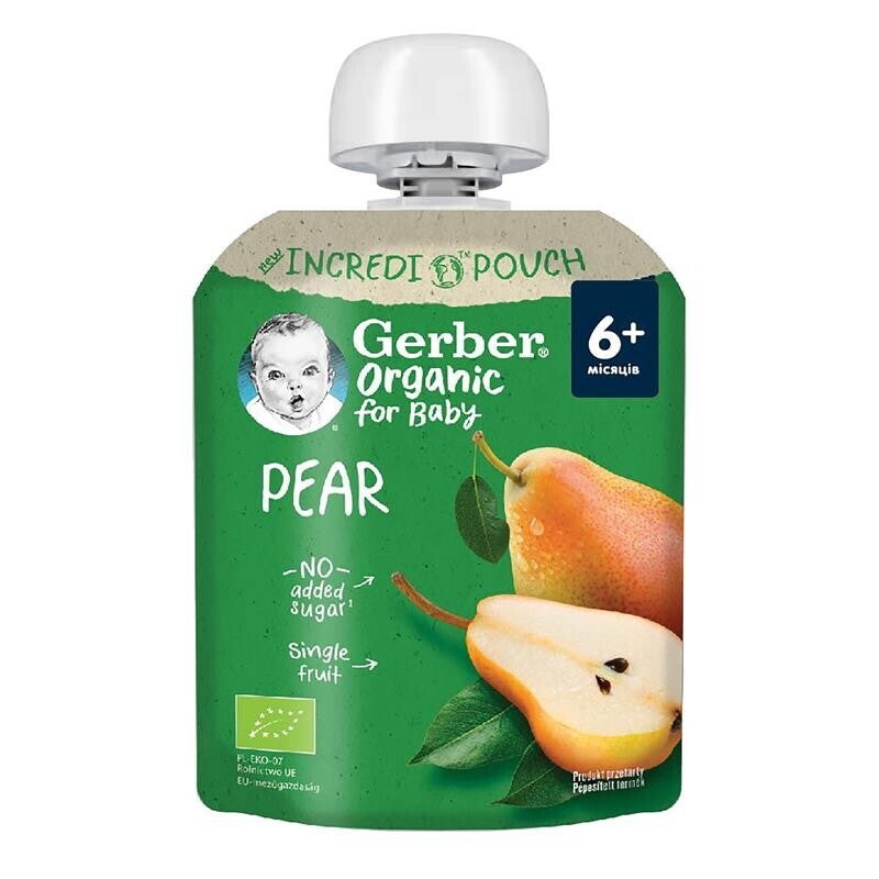 Пюре фруктове GERBER® "Груша" для дітей з 6 місяців