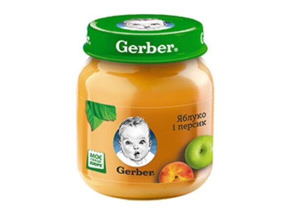 Фруктове пюре Gerber Яблуко і персик