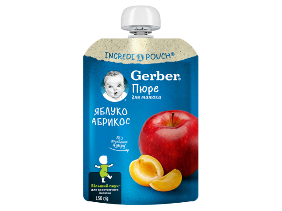 Gerber-яблуко-абрикос-тізер