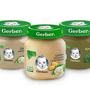 Овочеві пюре Gerber® Овочеві пюре Gerber®