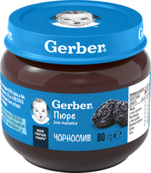 Фруктове пюре Gerber Чорнослив