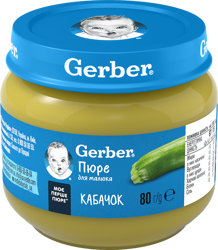 Овочеве пюре Gerber Кабачок