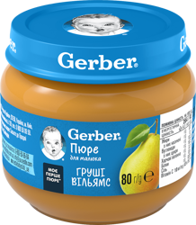 Фруктове пюре Gerber Груші Вільямс
