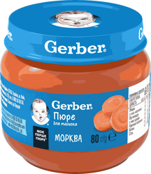 Овочеве пюре Gerber Морква Овочеве пюре Gerber Морква