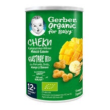 Кукурудзяно-вівсяні снеки GERBER® з манго та бананом