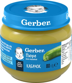 Овочеве пюре Gerber Кабачок Овочеве пюре Gerber Кабачок