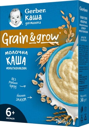 Gerber Молочна мультизлакова каша Gerber Молочна мультизлакова каша