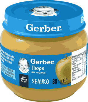 Фруктове пюре Gerber Яблуко Фруктове пюре Gerber Яблуко