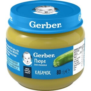 Овочеве пюре Gerber Кабачок