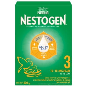 Cуміш молочна суха «Nestogen® 3» з лактобактеріями L. Reuteri для дітей з 12 місяців