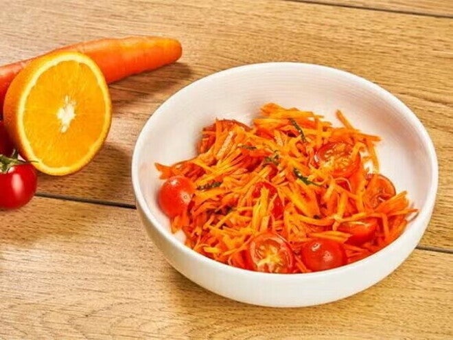 Салат з моркви з апельсином