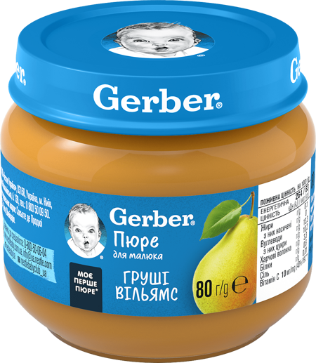 Фруктове пюре Gerber Груші Вільямс
