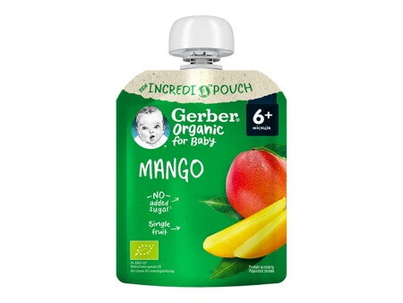 Фруктове пюре Gerber Organic® «Манго» Фруктове пюре Gerber Organic® «Манго»