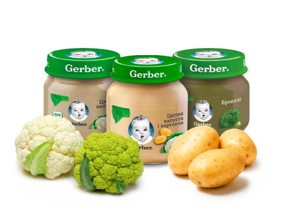 Овочеві пюре Gerber® Овочеві пюре Gerber®