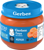 Овочеве пюре Gerber Морква