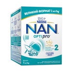 Дитяча суміш для подальшого годування молочна суха “NAN® 2 OPTIPRO®” з 5 олігосахаридами та L. Reuteri для дітей від 6 місяців Дитяча суміш для подальшого годування молочна суха “NAN® 2 OPTIPRO®” з 5 олігосахаридами та L. Reuteri для дітей від 6 місяців