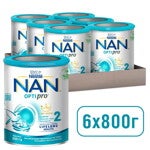 Дитяча суміш для подальшого годування молочна суха “NAN® 2 OPTIPRO®” з 5 олігосахаридами та L. Reuteri для дітей від 6 місяців